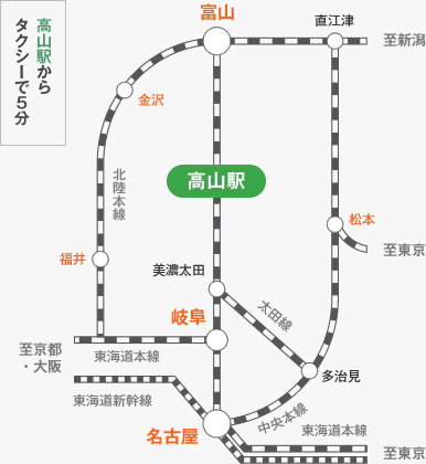 JRをご利用の場合